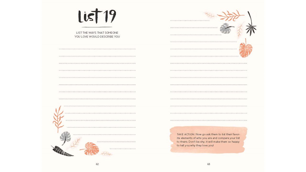 52 Lists for Happiness: Weekly Journaling Inspiration for Positivity, Balance, and Joy