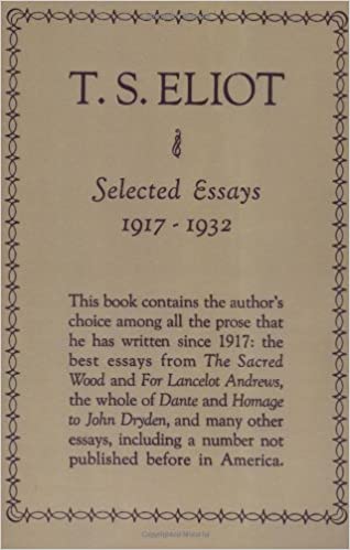 Selected Essays, 1917-1932