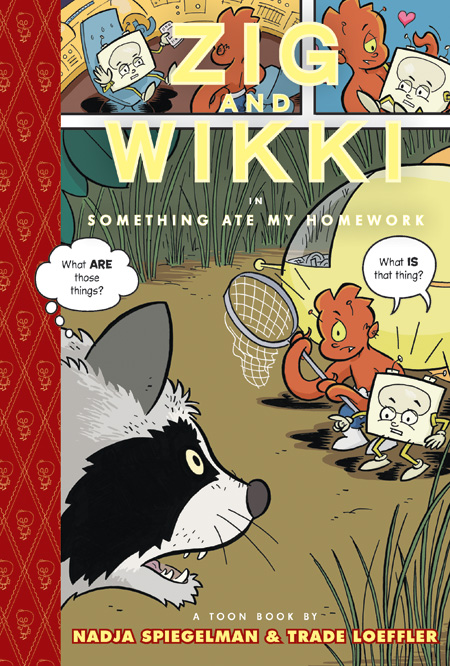 Zig and Wikki in Something Ate My Homework: A Toon Book